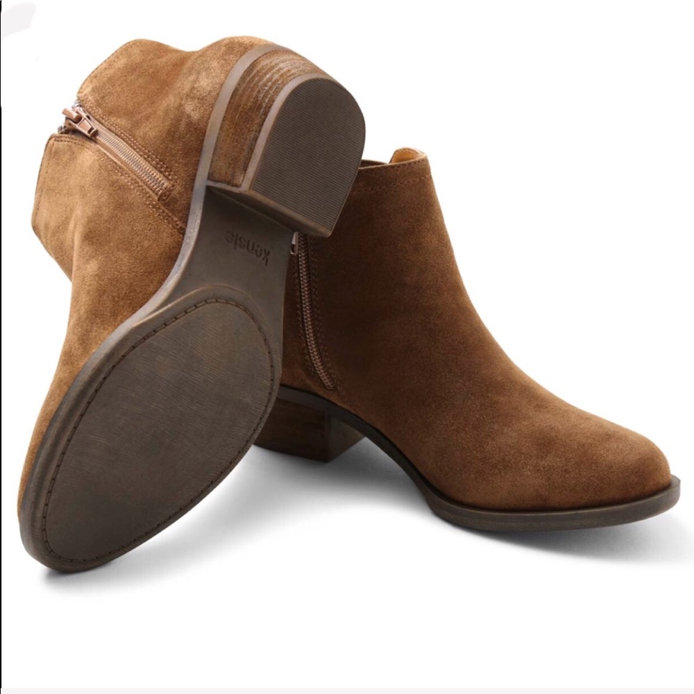 Last one Sz 8.5🌹Kensie suede leather booties - Picture 3 of 4