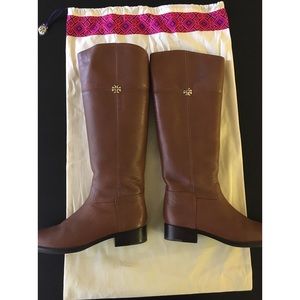 Tory Burch Jolie Riding Boots Size 8.5