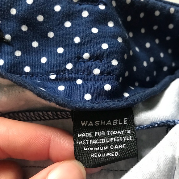 Sheragano Blue -white polka dot Pencil Skirt 10 - Picture 5 of 7