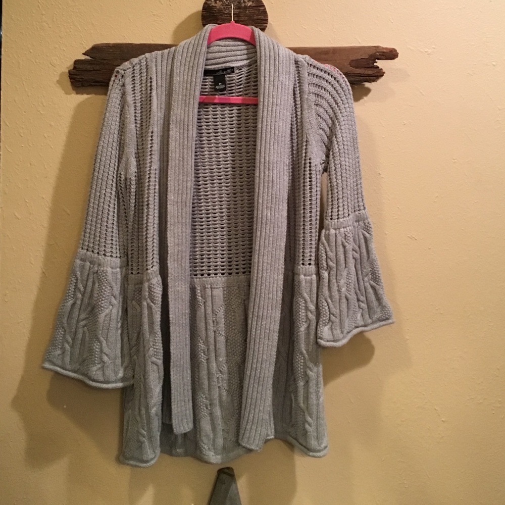 Willi Smith Grey Cardigan
