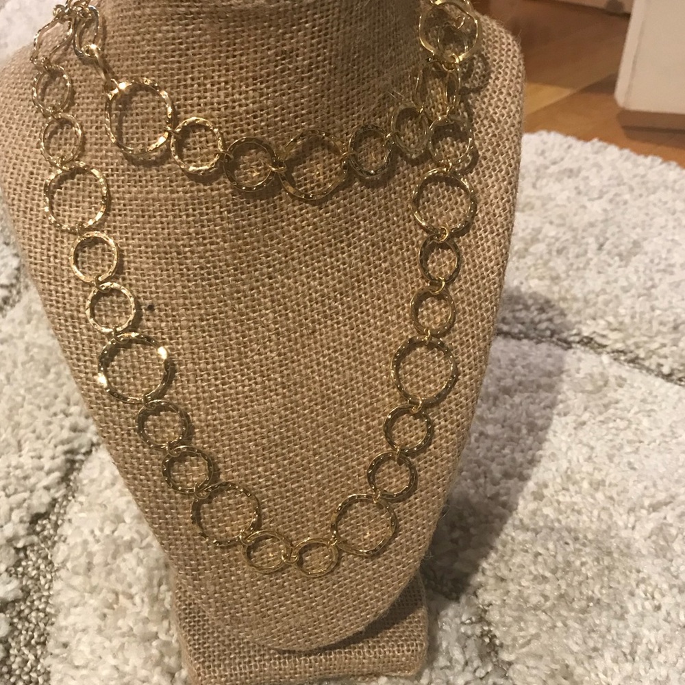 36” Yellow Gold Tone Link Necklace 💋💋💋💋