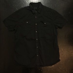 Converse Short Sleeve Button Up
