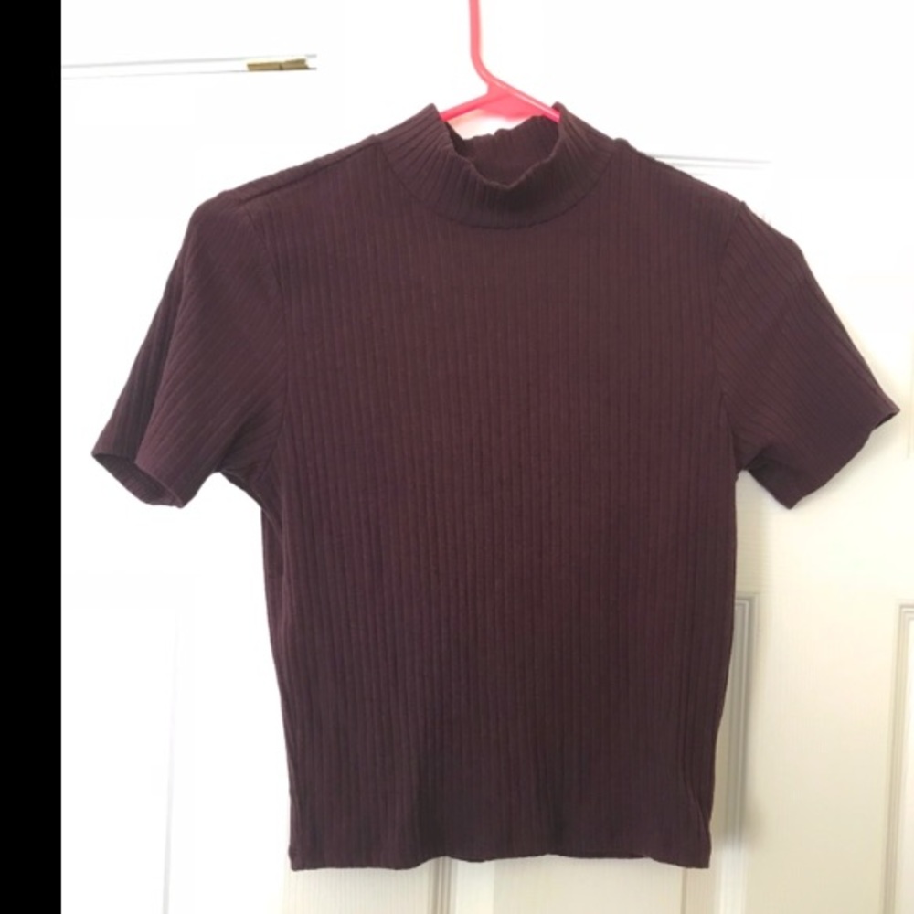 Knit turtleneck top crop pac sun me to we NWOT