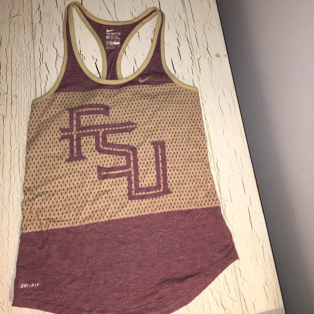 FSU Nike dry-fit tank size:XS