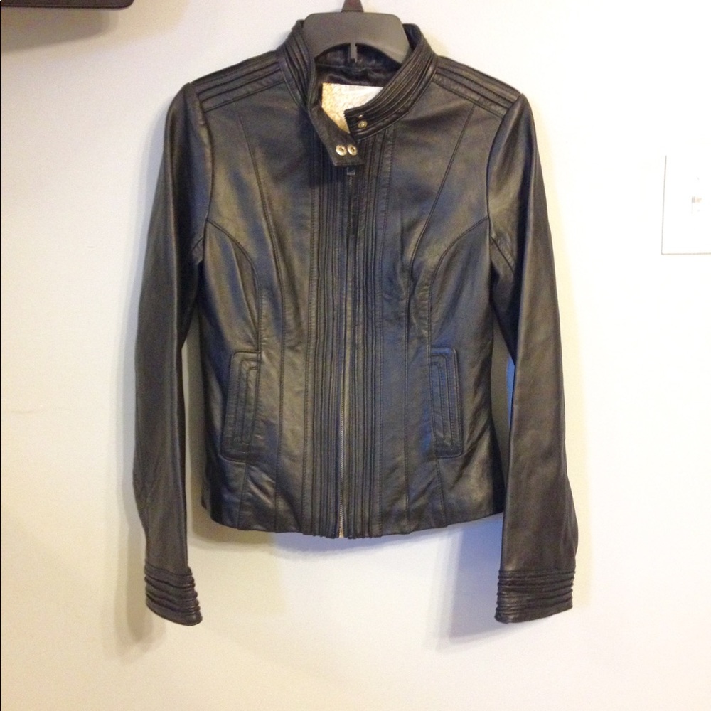 NWT Arden B leather jacket (women's)