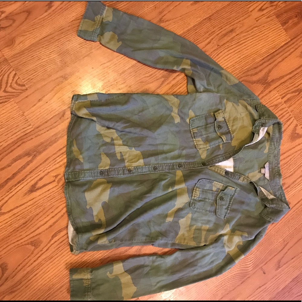 Rubbish camo long sleeve