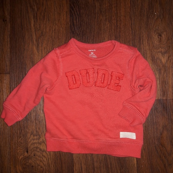 Carter's Dude sweatshirt - Picture 1 of 1