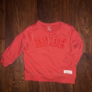 Carter's Dude sweatshirt