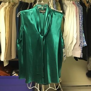 Black Label by Evan-Picone Tops - Emerald Blouse Black Label by Evan-Picone Tops - Emerald Blouse