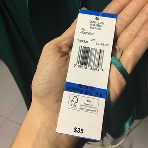 Black Label by Evan-Picone Tops - Emerald Blouse Black Label by Evan-Picone Tops - Emerald Blouse