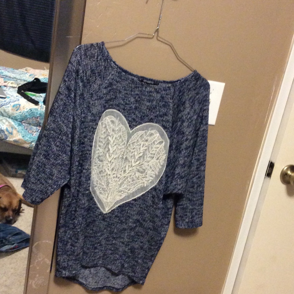 Soft flowing half sleeve shirt