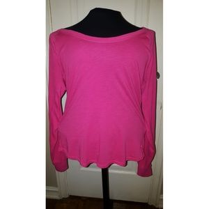 Long sleeze cotton blend