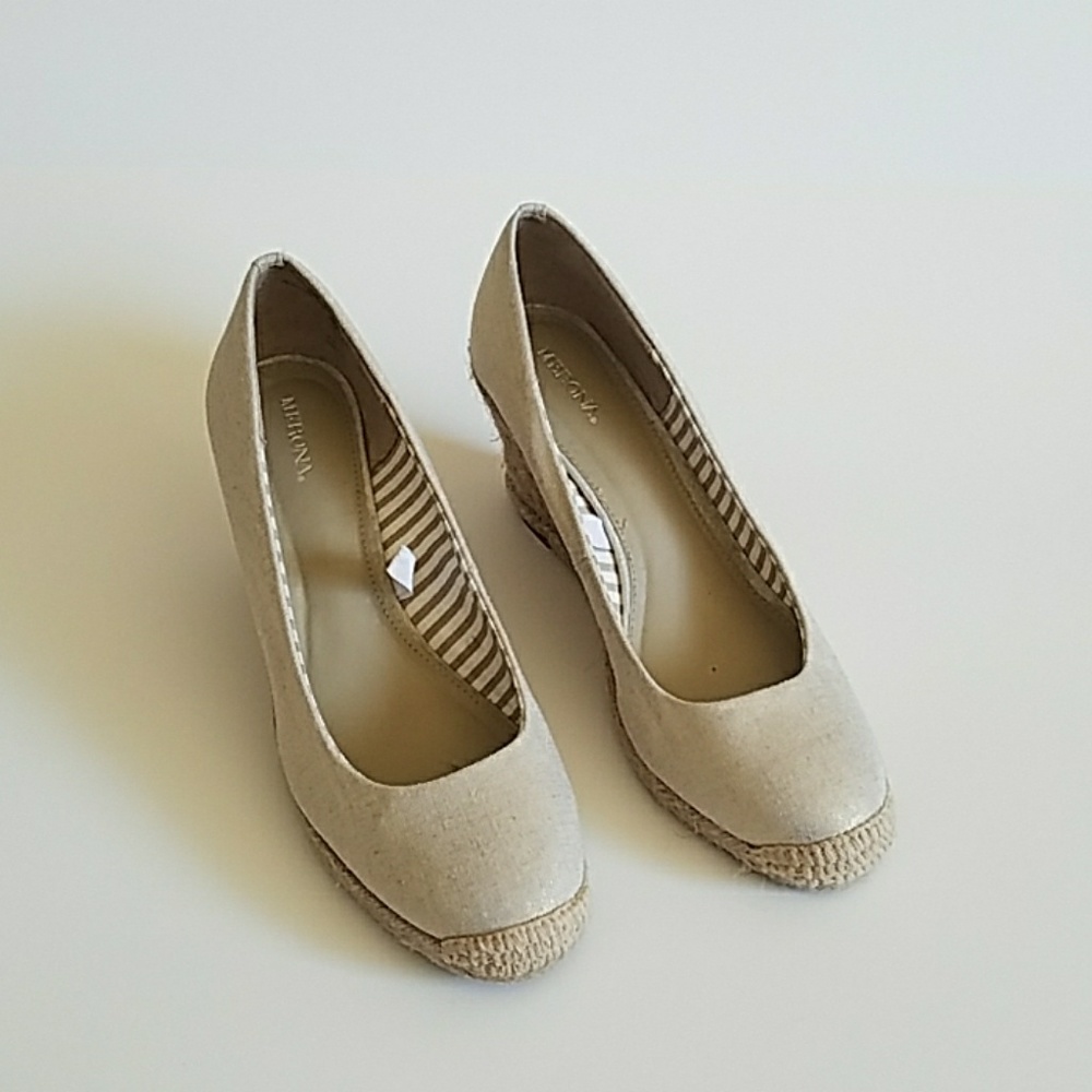 Merona Gold Espadrille Wedge