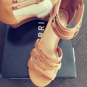 Torrid Double Strappy Wedge Sandals