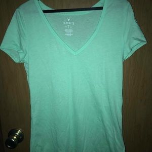 Neon green Hollister shirt