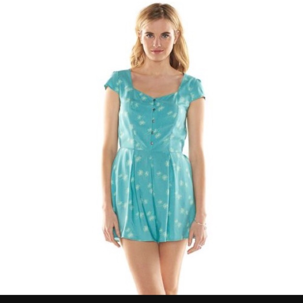 Lauren Conrad Light Blue Romper