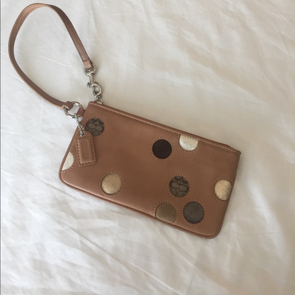 *SOLD* Brown Coach Wristlet Purse