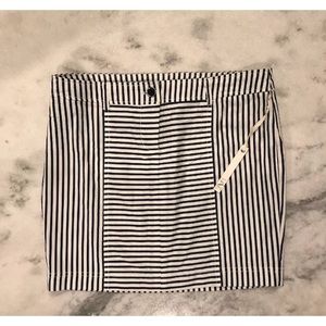 Nautical Striped Skirt