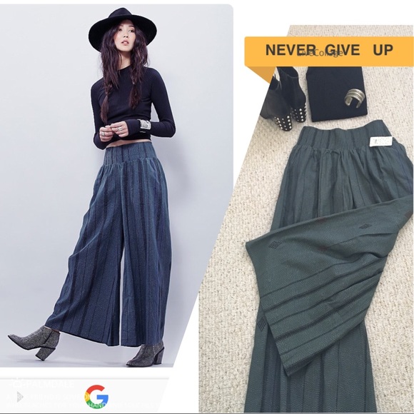 Free People Pants - Free People 1️⃣Something Wide Leg Palazzo Pants+📌