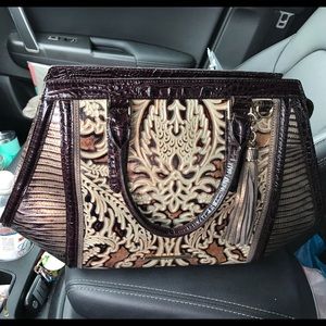 NWT BRAHMIN SATCHEL