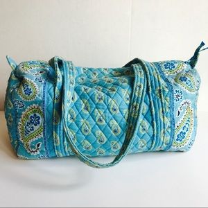 Vera Bradley Bermuda Blue Duffle Bag