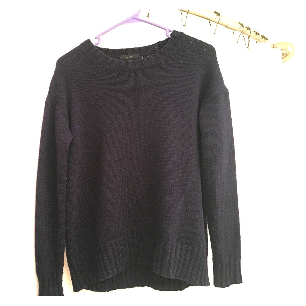 JCrew sweater, dark blue