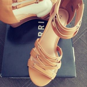 Torrid Double Strappy Wedge Sandals