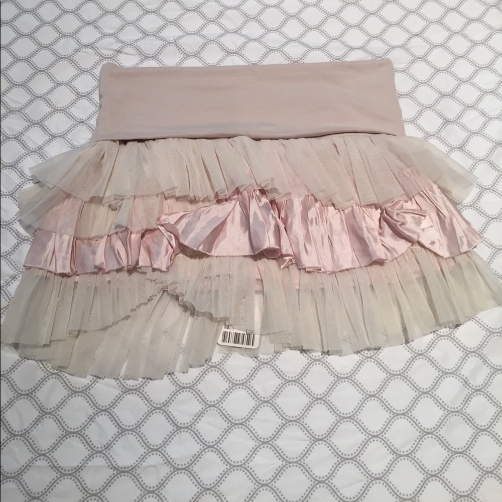 Free people tulle mini skirt