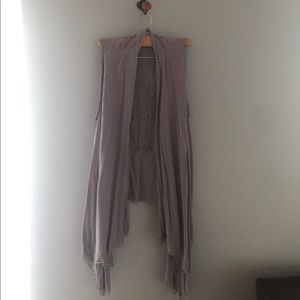 Knox rose gray cardigan