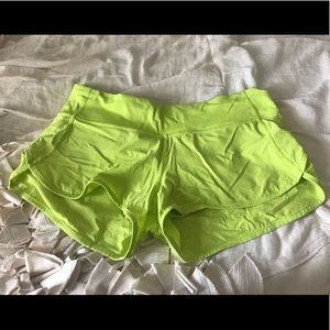 Lululemon Speed Shorts