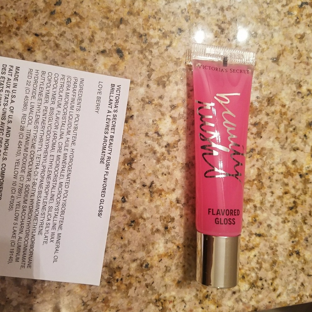victoria secret beauty rush flavored gloss love be