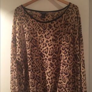 Animal print top