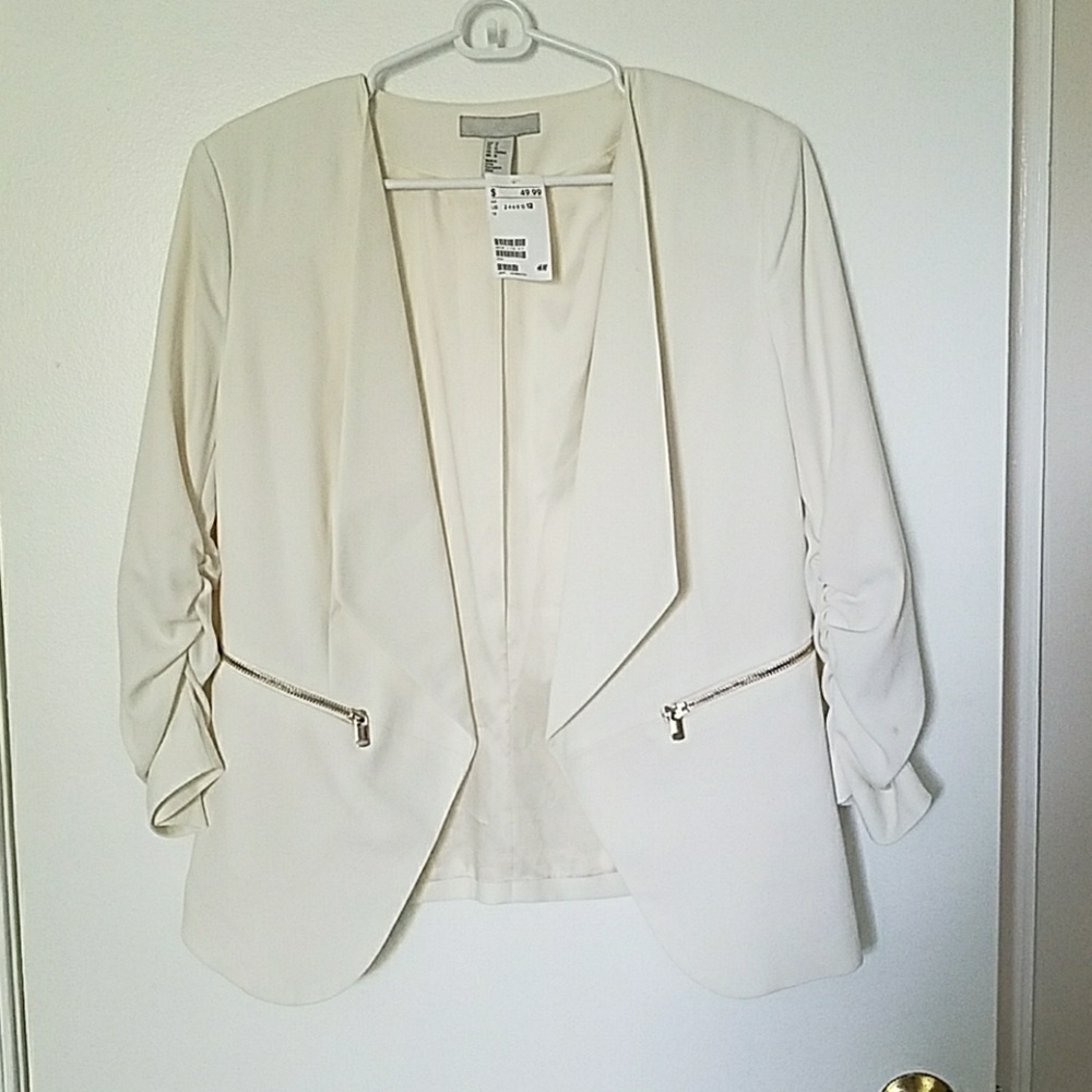 Cream blazer