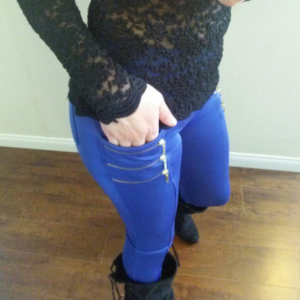 💙Fashion❣ Zip pants💙