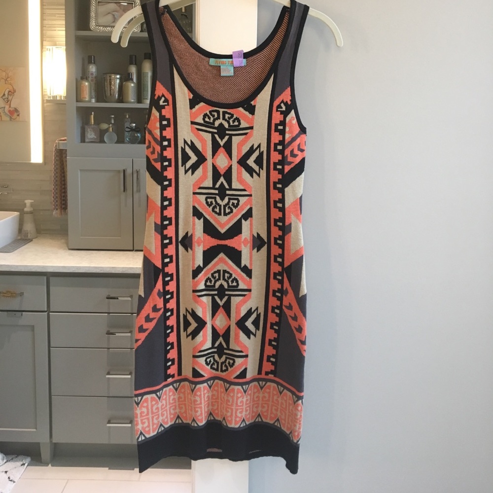 Flying Tomoato: tank strap, mini sweater dress