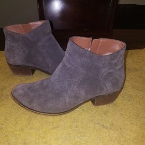 Lucky brand leather ankle boots