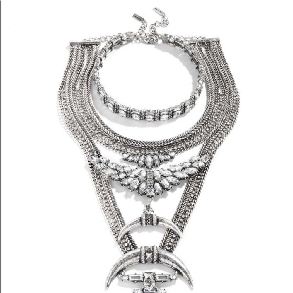 Silver Bib Necklace from Baublebar