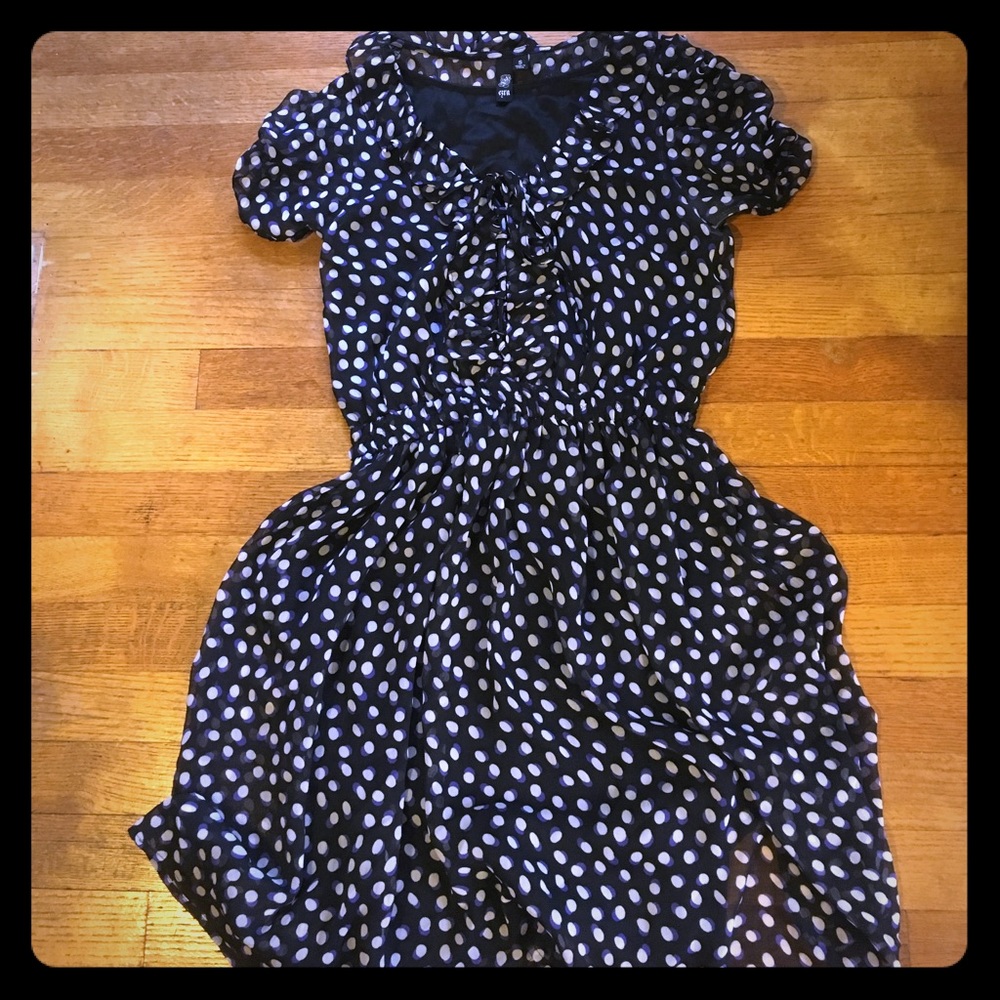 Ezra polka dot dress