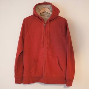 Sherpa-Lined Zip Hoodie