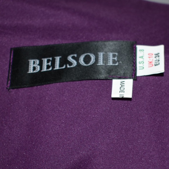 High low sheer bridesmaid gown - Picture 6 of 7