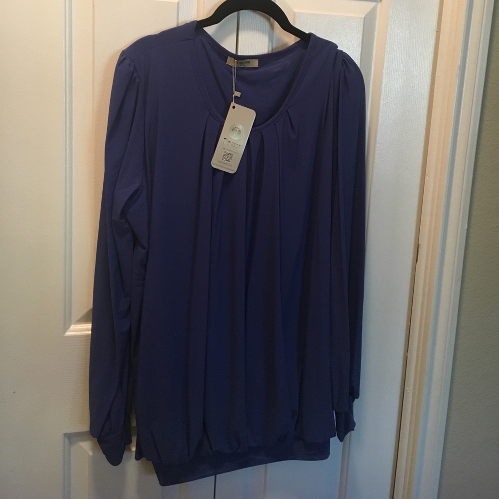 Lovely navy blouse