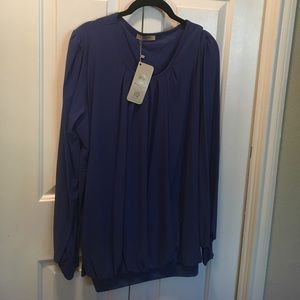 Lovely navy blouse