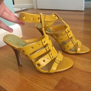 BCBGirls yellow stiletto