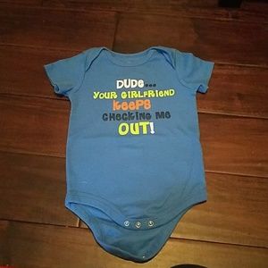 Boys blue 18 month "dude..." onsie
