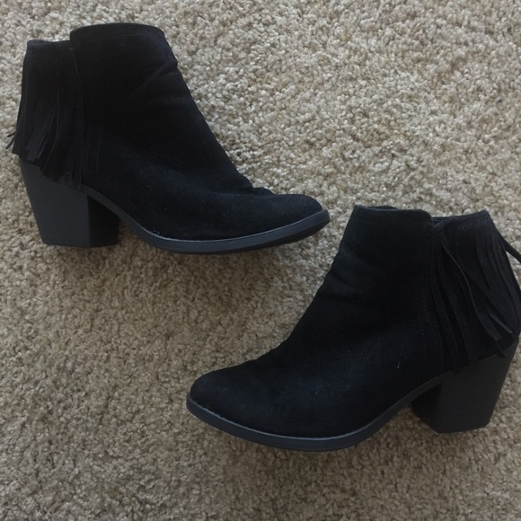 rampage black booties
