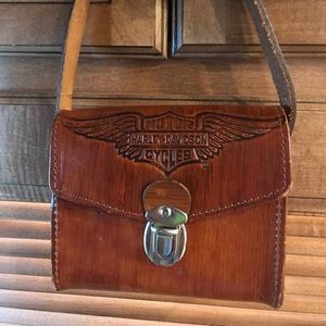Small leather Harley Davidson Purse