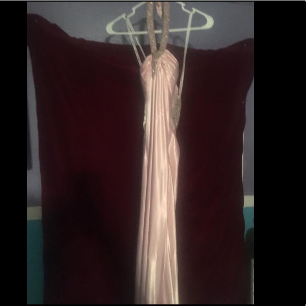 Pink prom dress