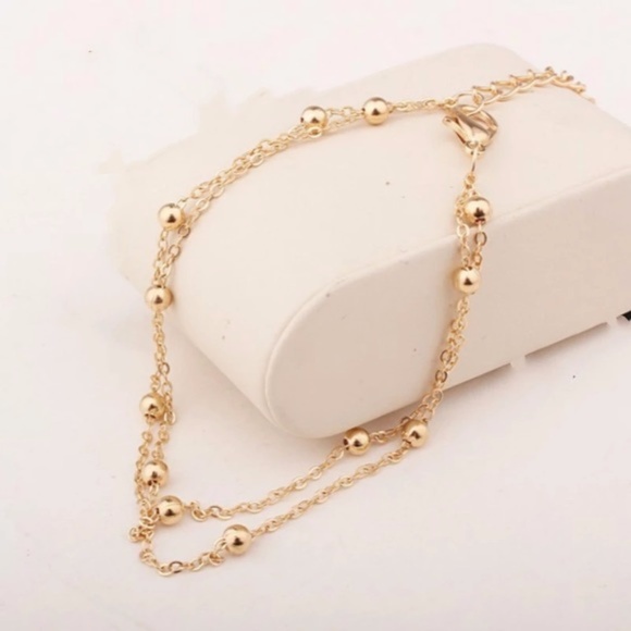 5 for $25 Link Chain Anklet - Picture 2 of 3