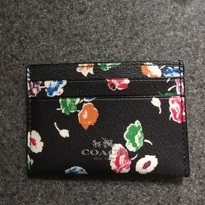 Coach small card holder