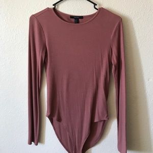 long sleeve blush bodysuit